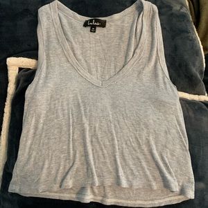 Lulus ribbed crop tank
